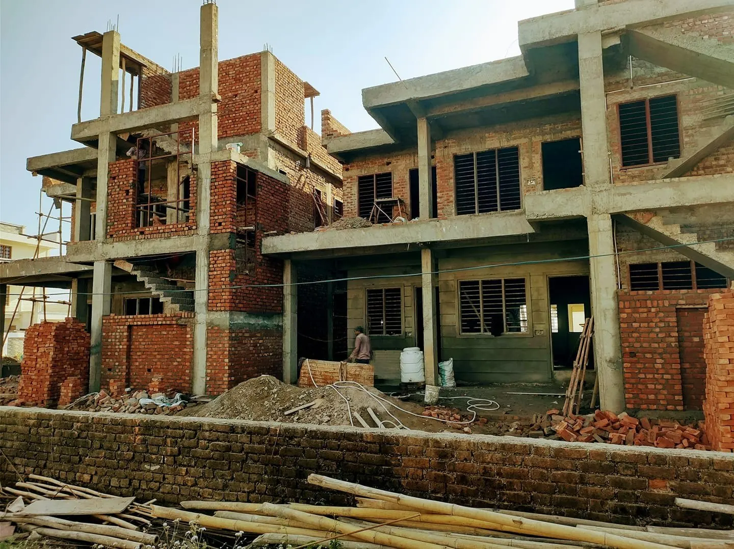 Under construction residential project in Attapur