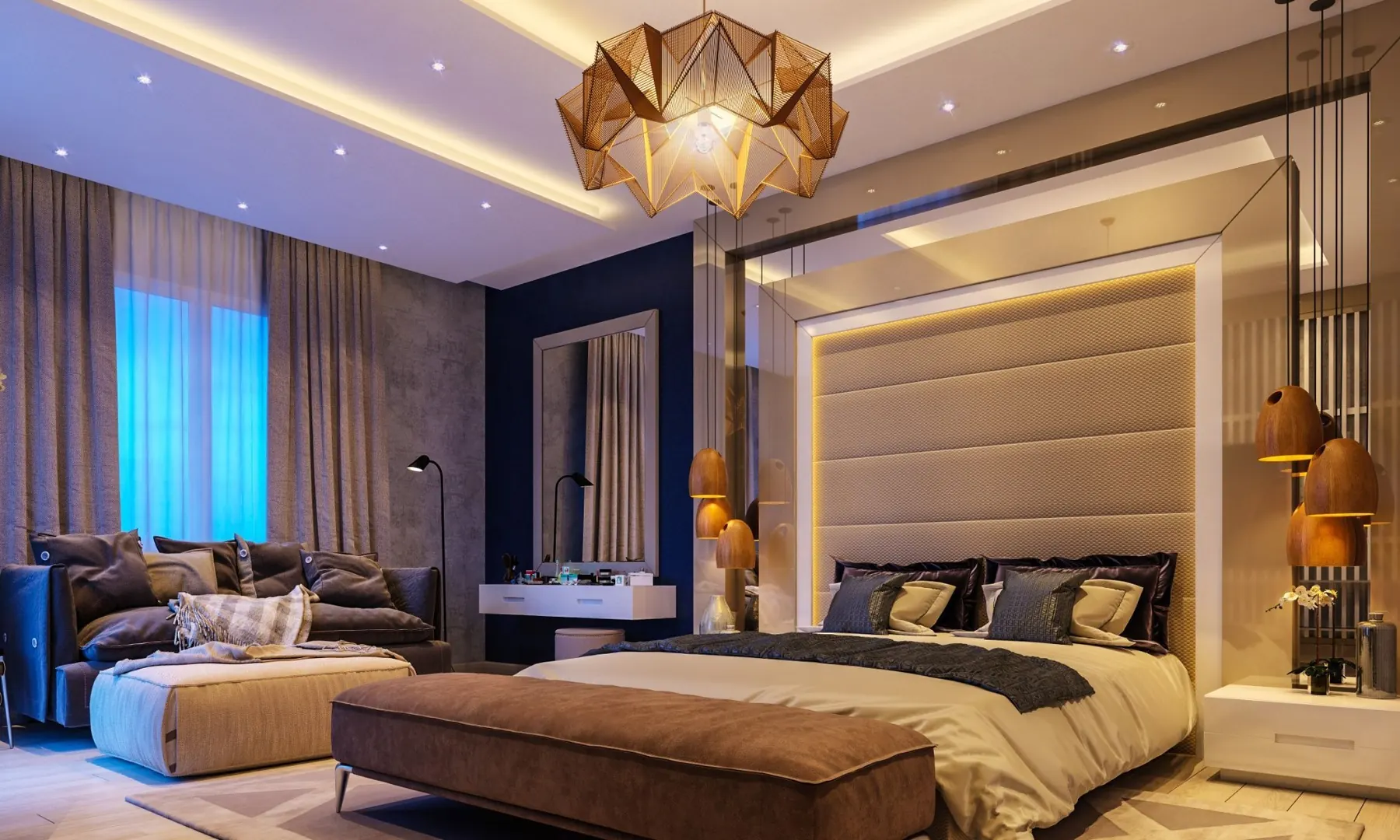 Bedroom interior design project